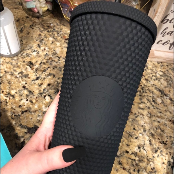 Starbucks Matte Black Stainless Steel Tumbler Mermaid Logo  Matte Black Starbucks venti tumbler